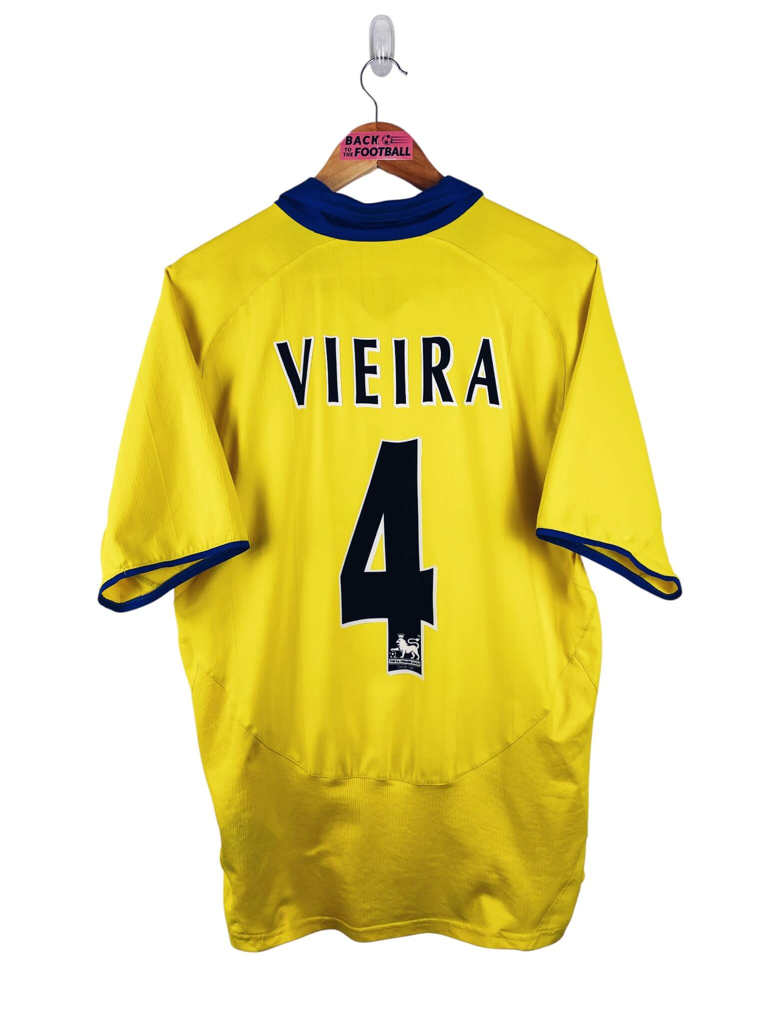 maillot vintage extérieur Arsenal 2003/2004 floqué Vieira #4