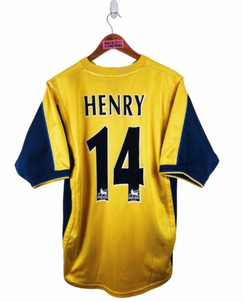 maillot vintage extérieur Arsenal 1999/2000 floqué Henry #14