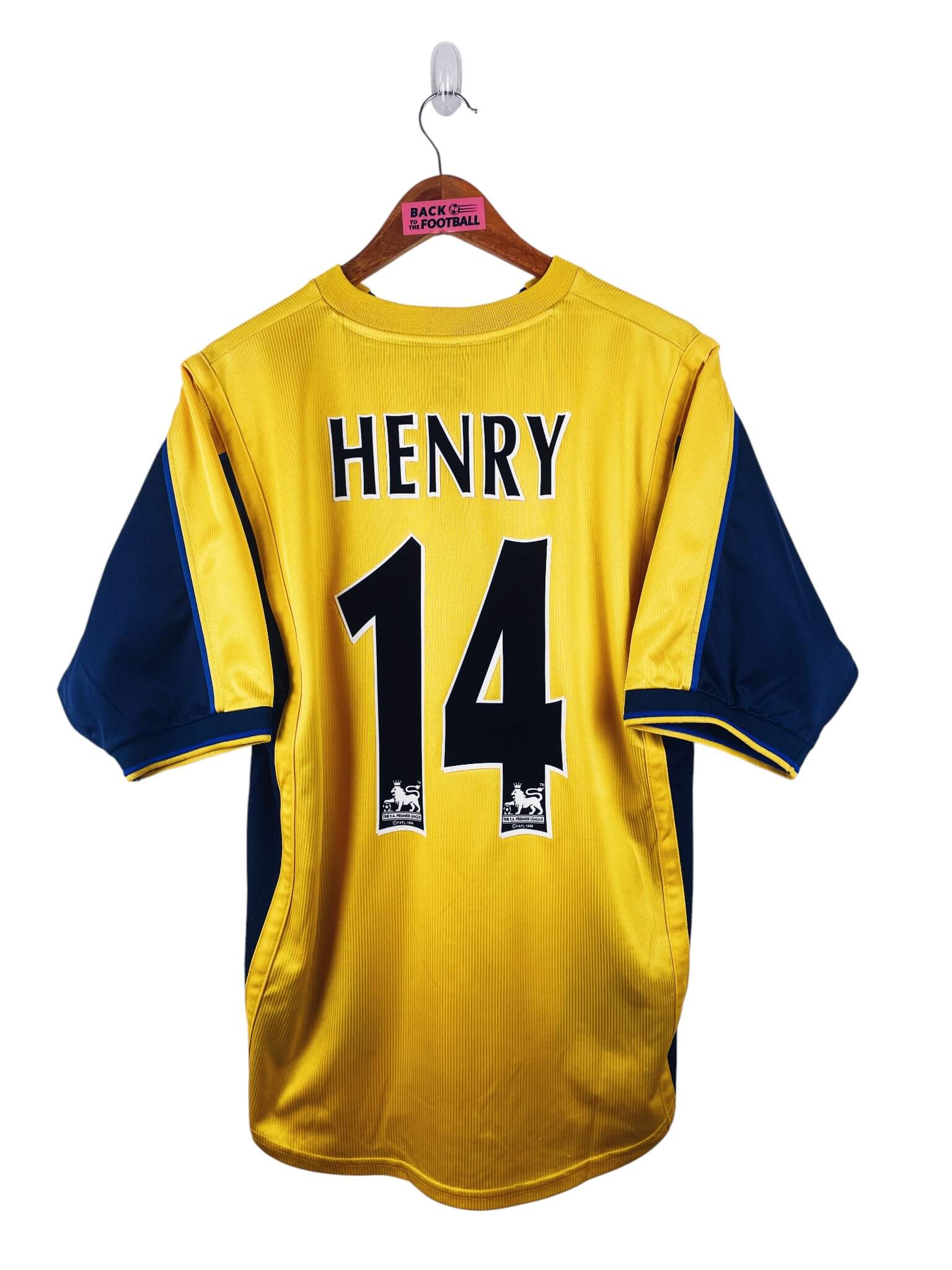 maillot vintage extérieur Arsenal 1999/2000 floqué Henry #14