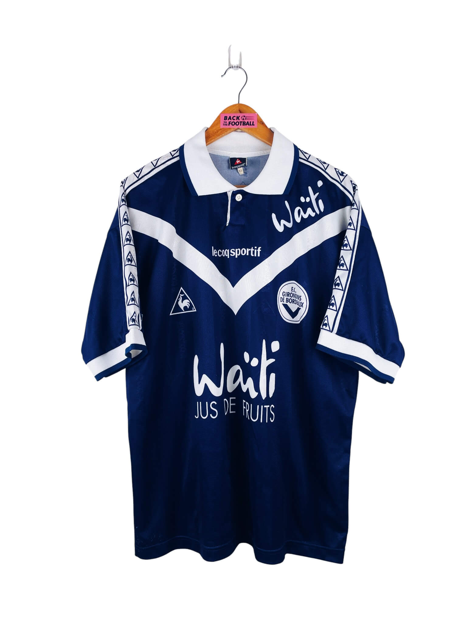 maillot vintage domicile Girondins de Bordeaux 1996/1997 floqué J.P.P. #27