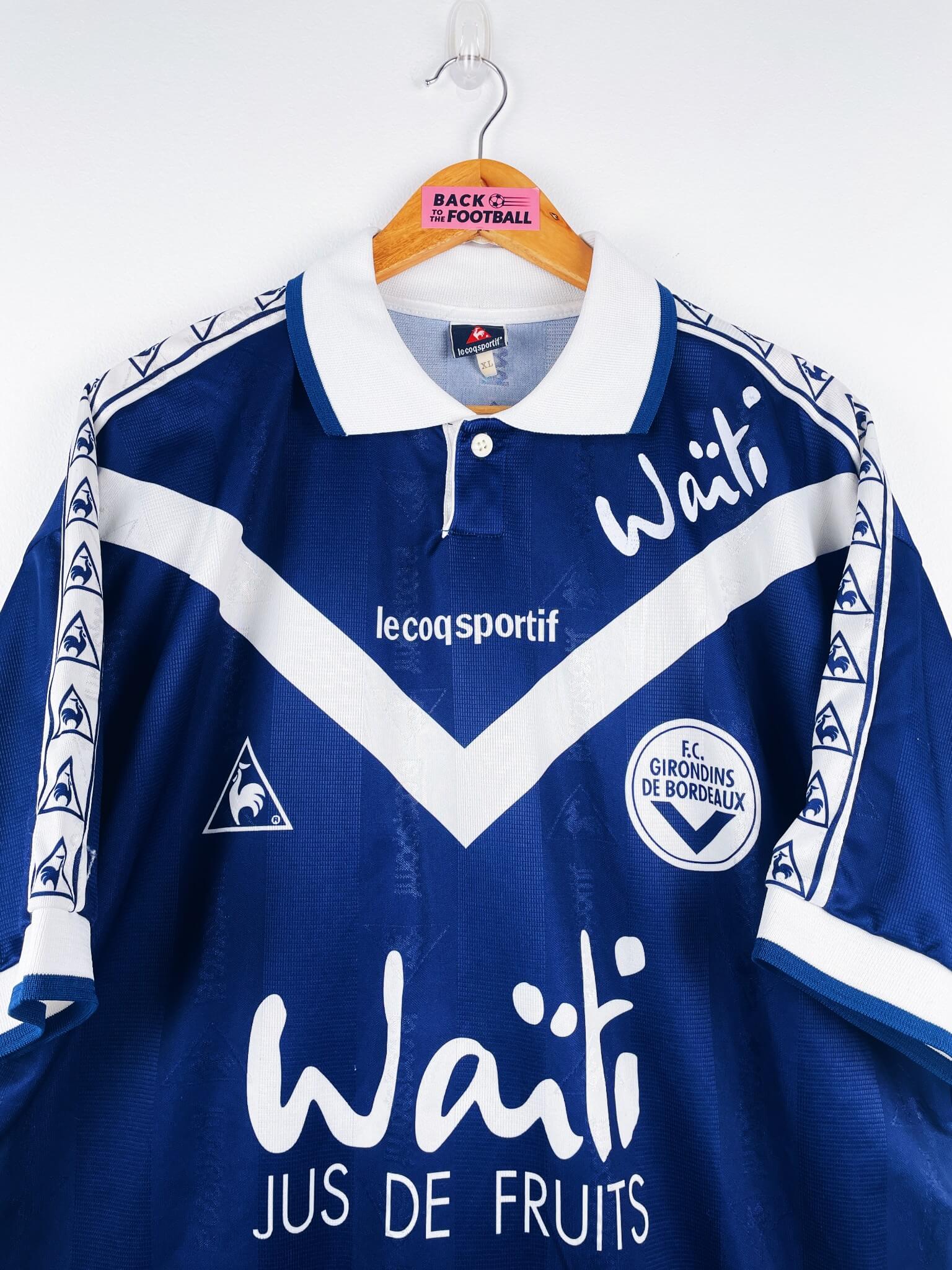 maillot vintage domicile Girondins de Bordeaux 1996/1997 floqué J.P.P. #27