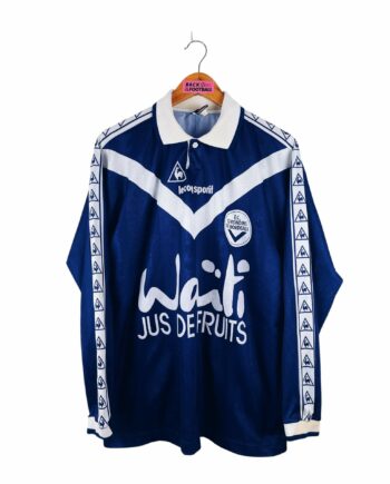 maillot vintage domicile Girondins de Bordeaux 1997/1999 préparé (match issue) pour le numéro 11