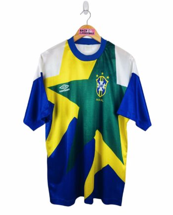 maillot vintage entrainement Brésil 1992