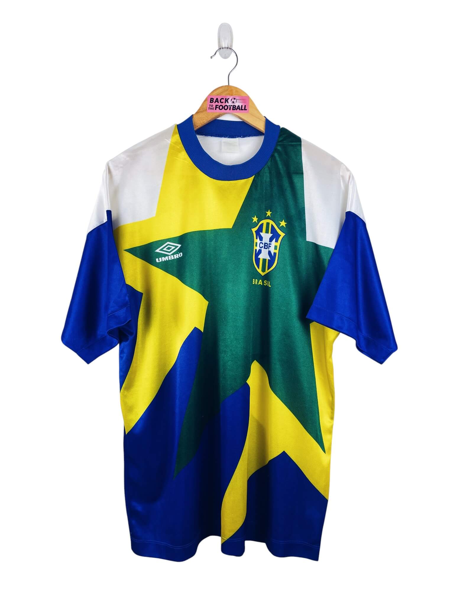 maillot vintage entrainement Brésil 1992