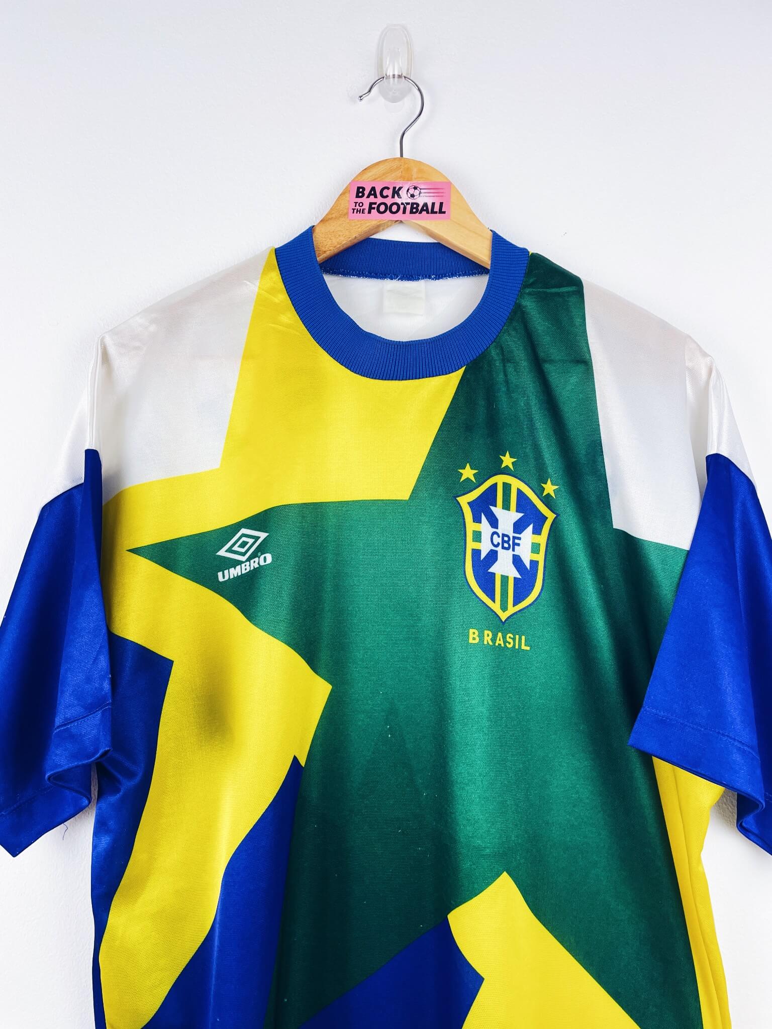 maillot vintage entrainement Brésil 1992
