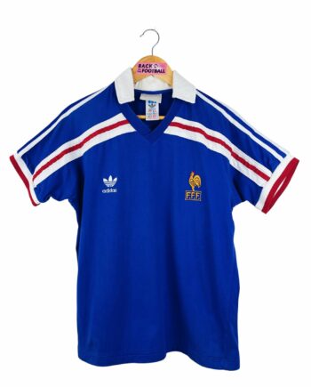 maillot vintage domicile équipe de France 1986