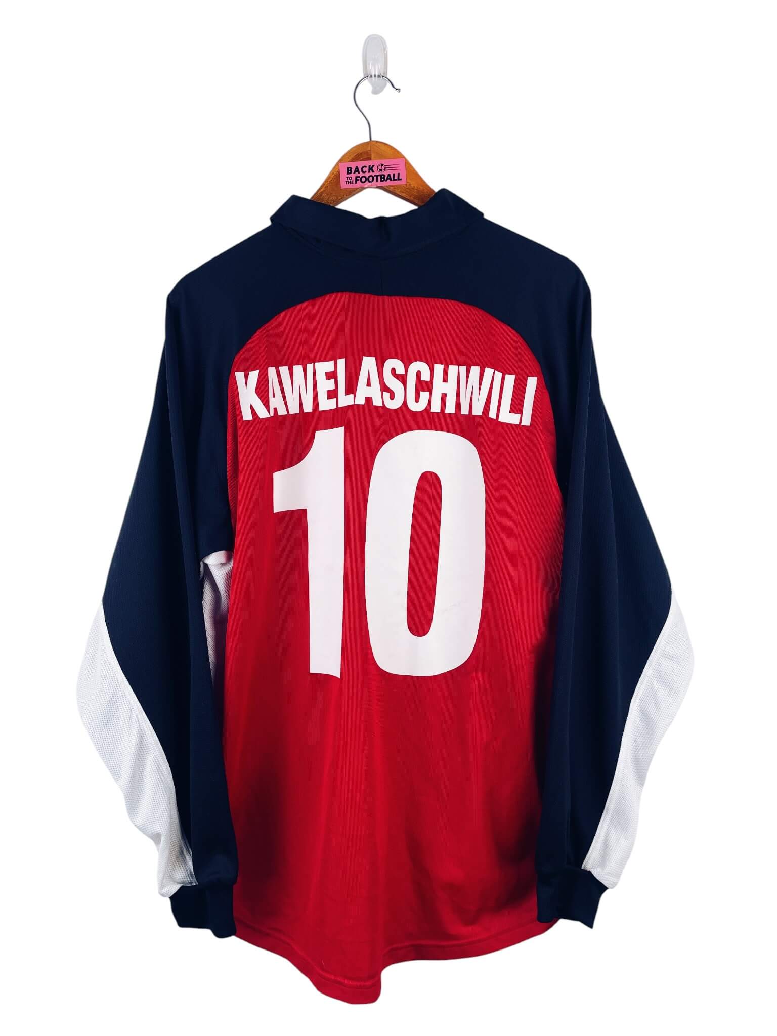 maillot vintage extérieur Grasshopper Zurich 1998/1999 porté (match worn) par Kawelaschwily #10