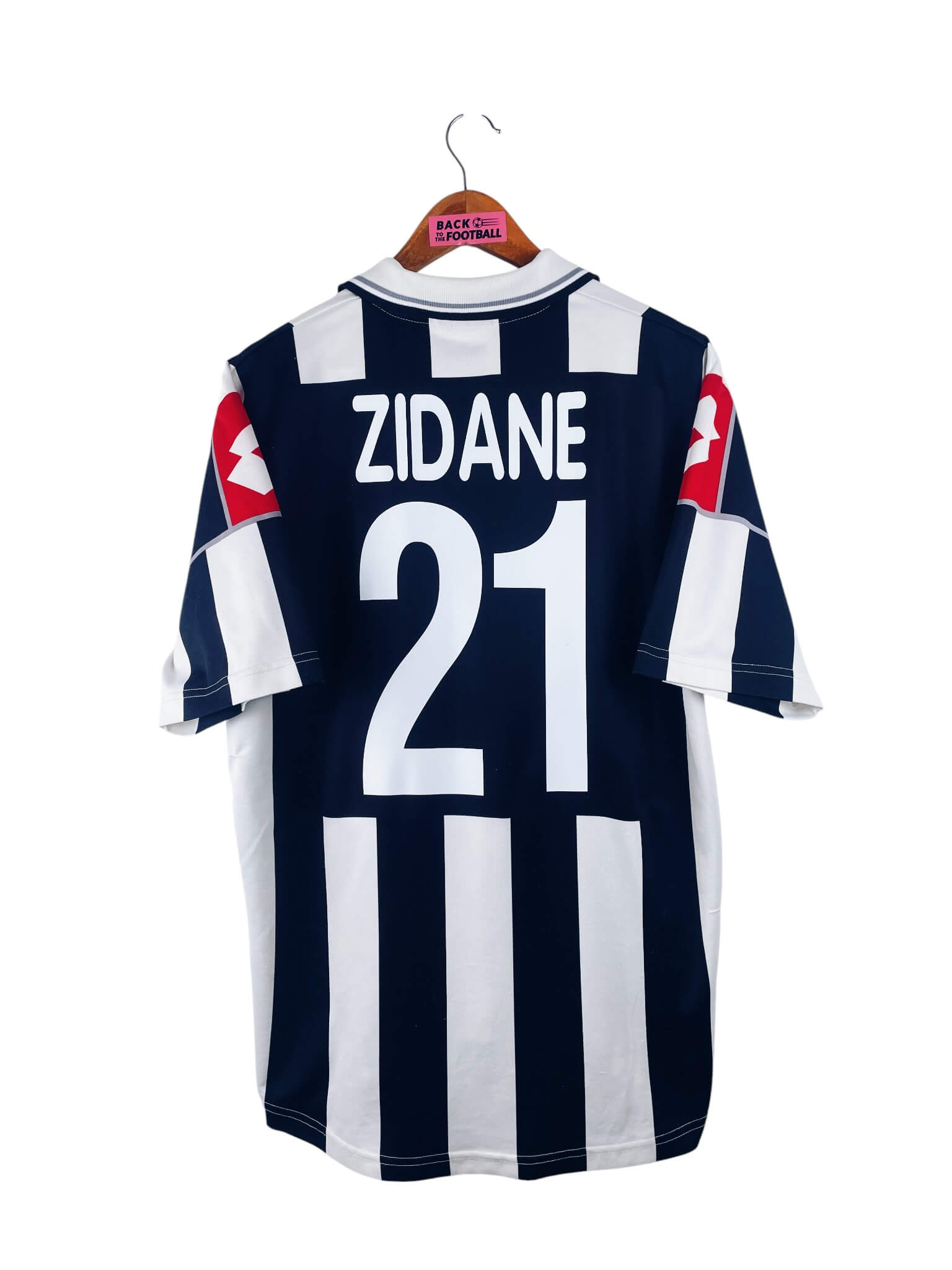 maillot vintage domicile Juventus 2000/2001 floqué Zidane #21