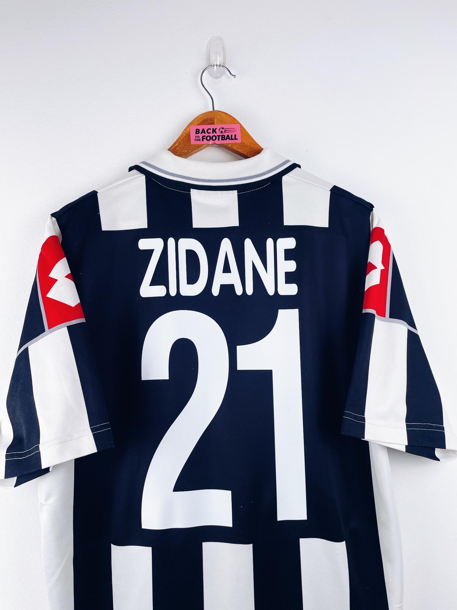 maillot vintage domicile Juventus 2000/2001 floqué Zidane #21