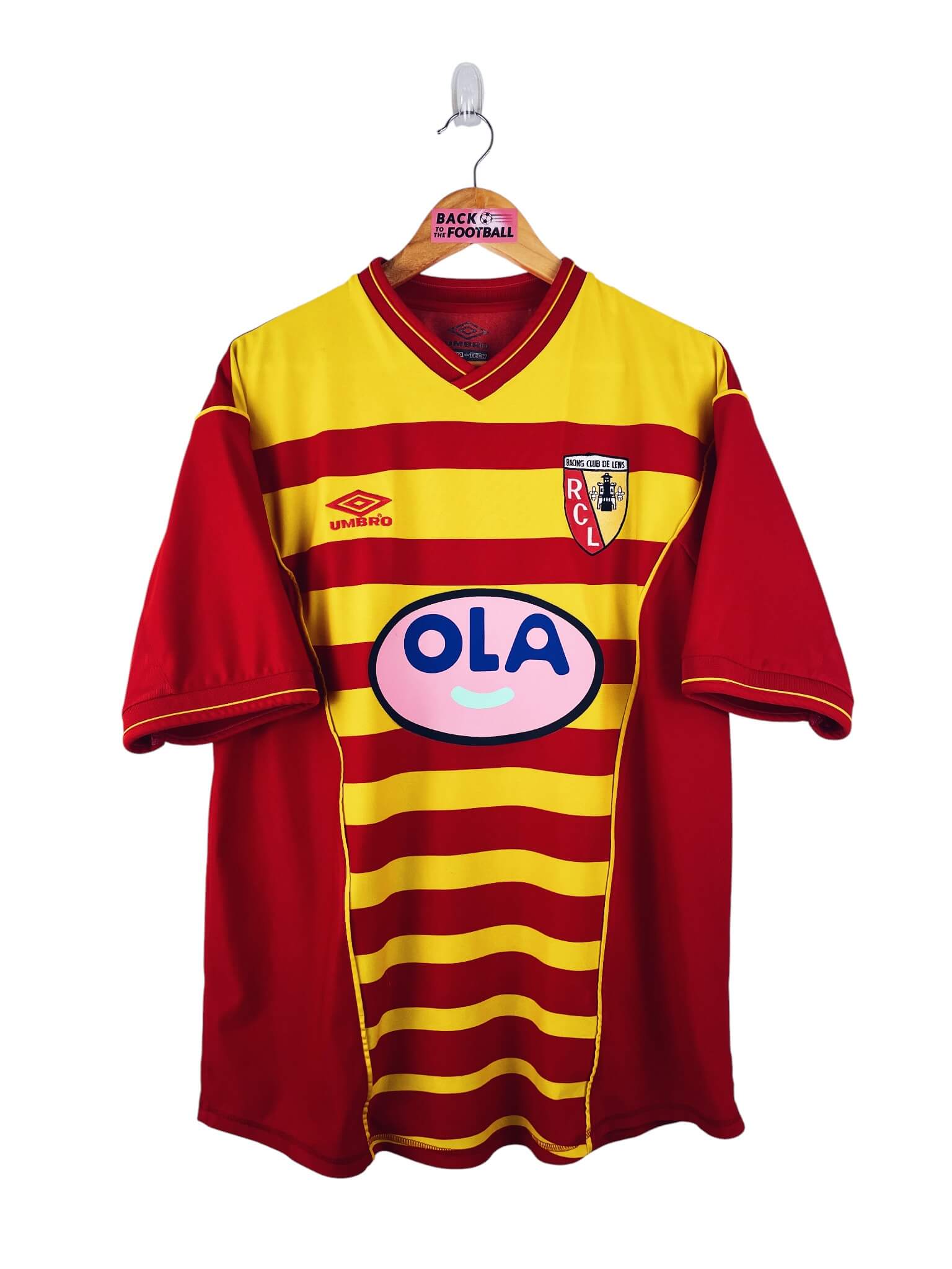 maillot vintage domicile RC Lens 2000/2001