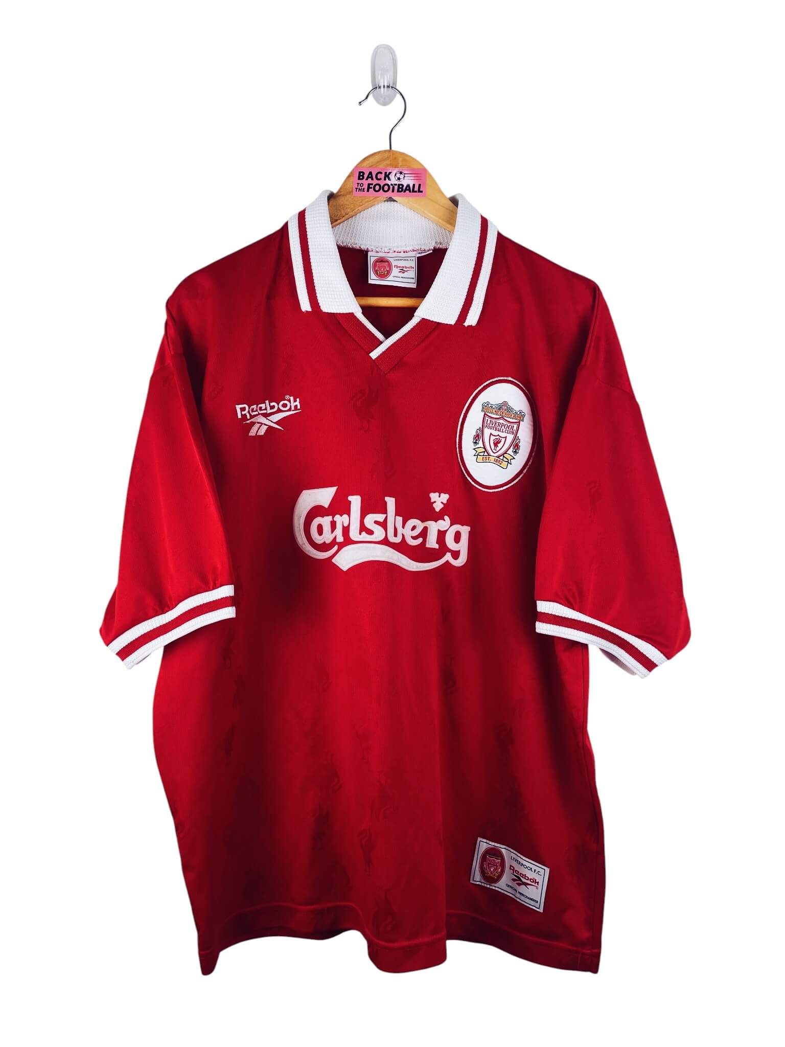 maillot vintage domicile Liverpool 1996/1998
