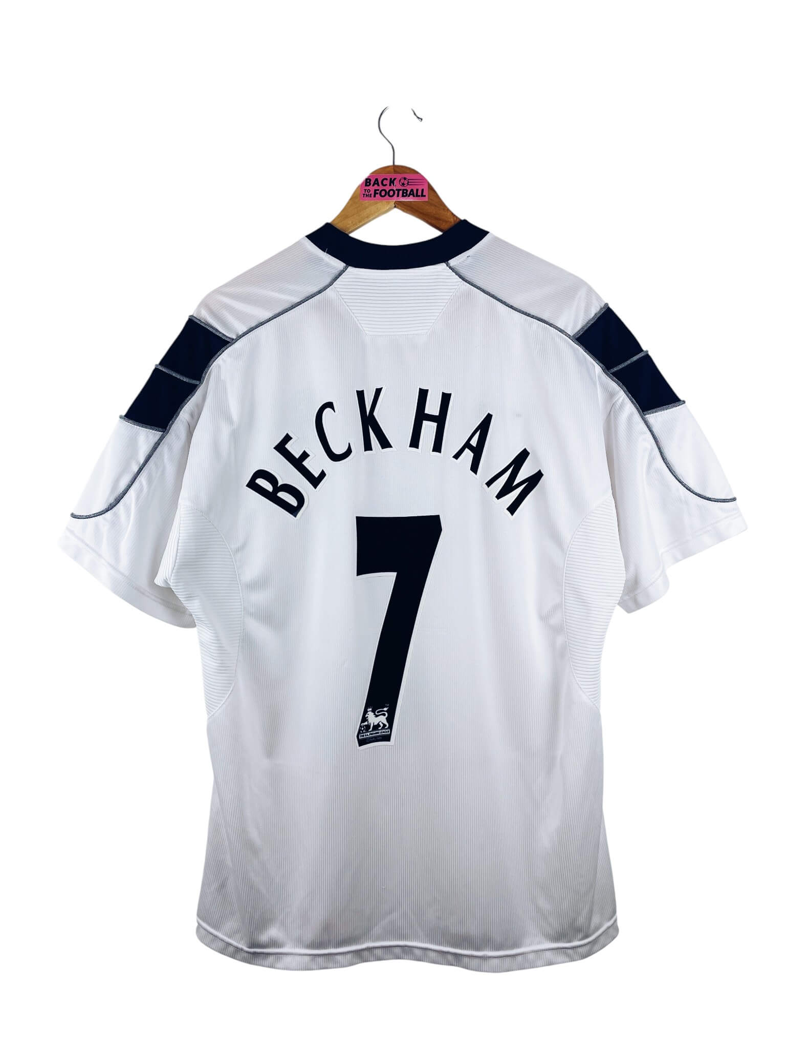 maillot vintage extérieur Manchester United 2000/2001 floqué Beckham #7