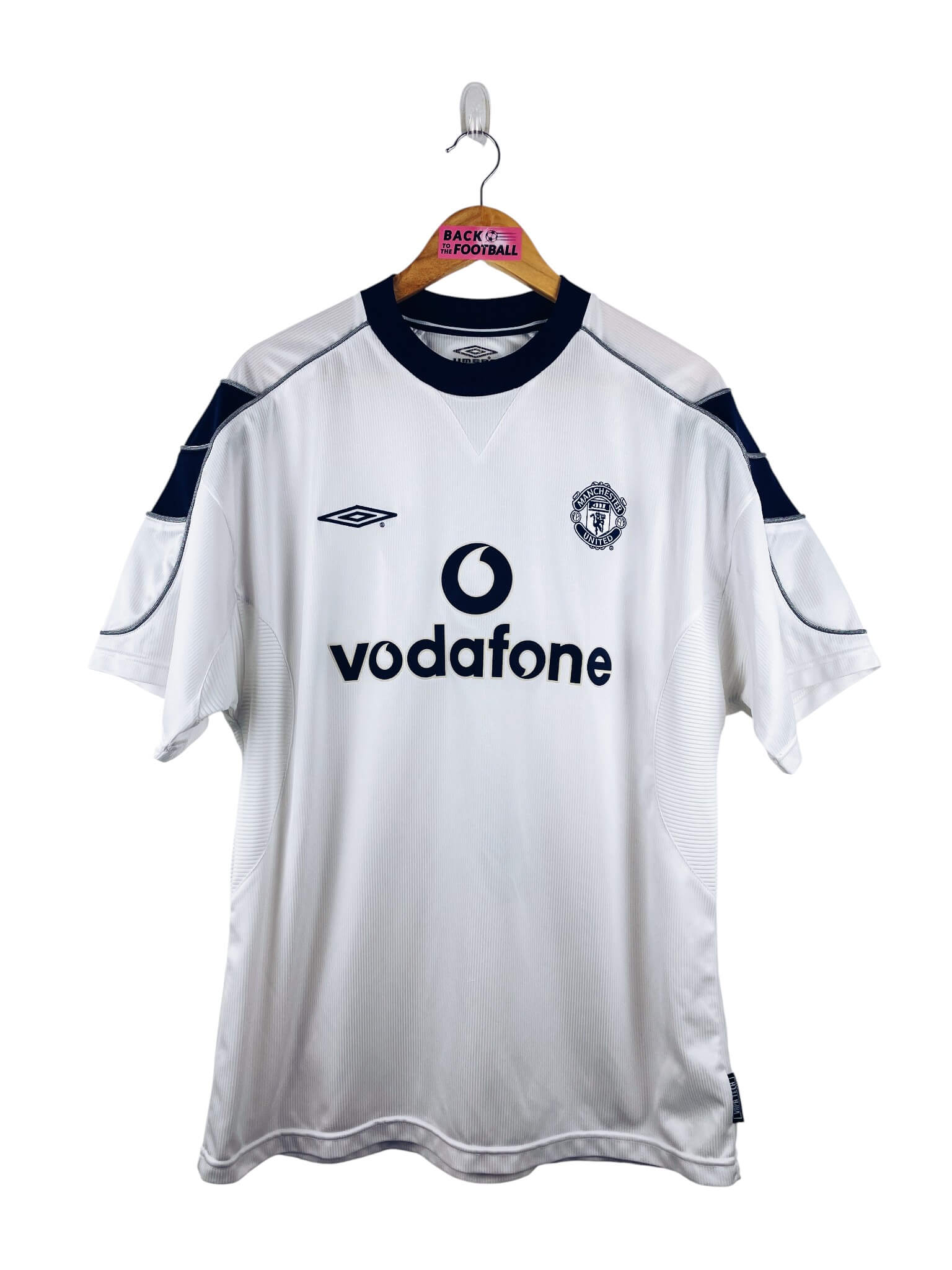 maillot vintage extérieur Manchester United 2000/2001 floqué Beckham #7