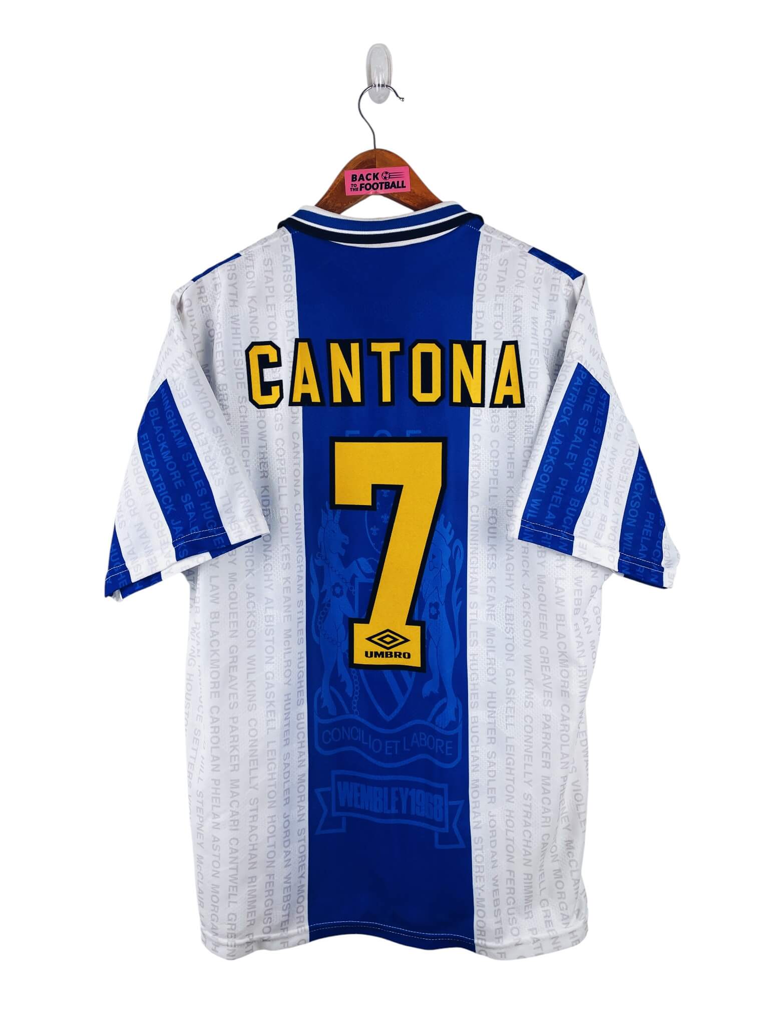 maillot vintage third Manchester United 1994/1996 floqué Cantona #7