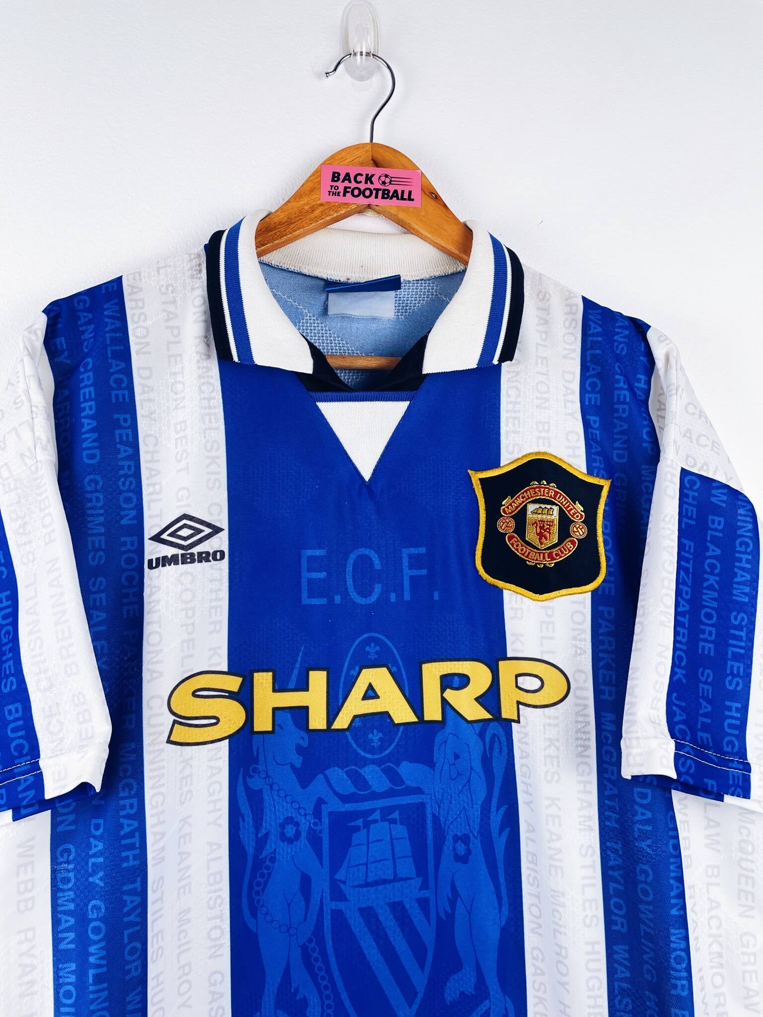 maillot vintage third Manchester United 1994/1996 floqué Cantona #7