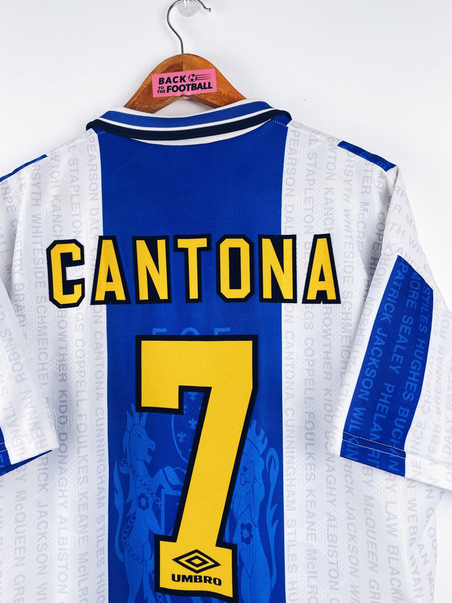 maillot vintage third Manchester United 1994/1996 floqué Cantona #7