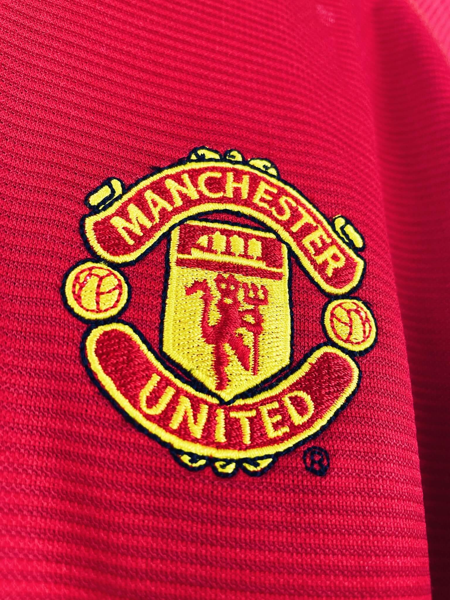 maillot vintage domicile Manchester United 2000/2002 floqué Beckham #7