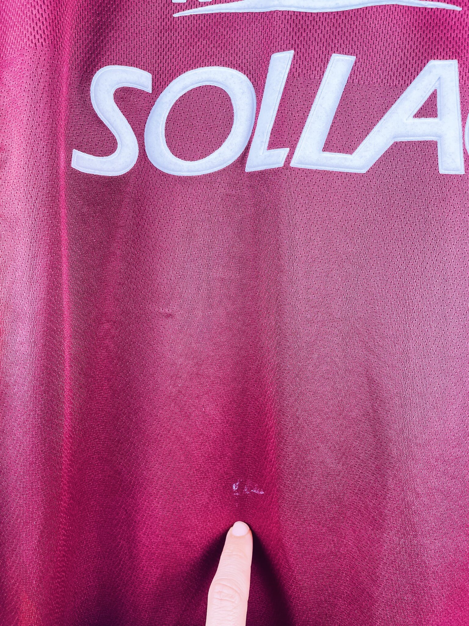 maillot vintage domicile FC Metz 2000/2001 porté (match worn) ou préparé (match issue) pour Toyes #14