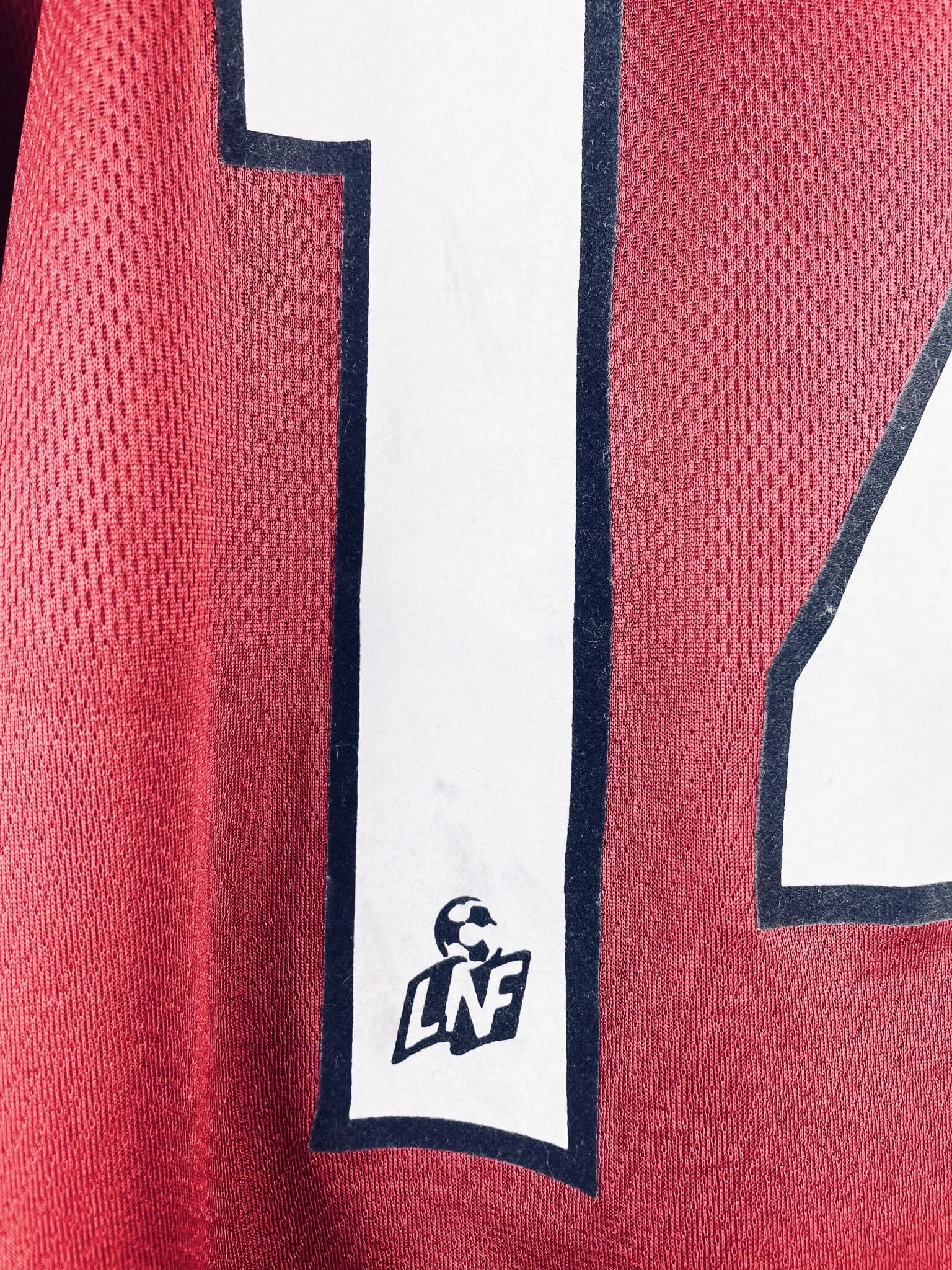 maillot vintage domicile FC Metz 2000/2001 porté (match worn) ou préparé (match issue) pour Toyes #14