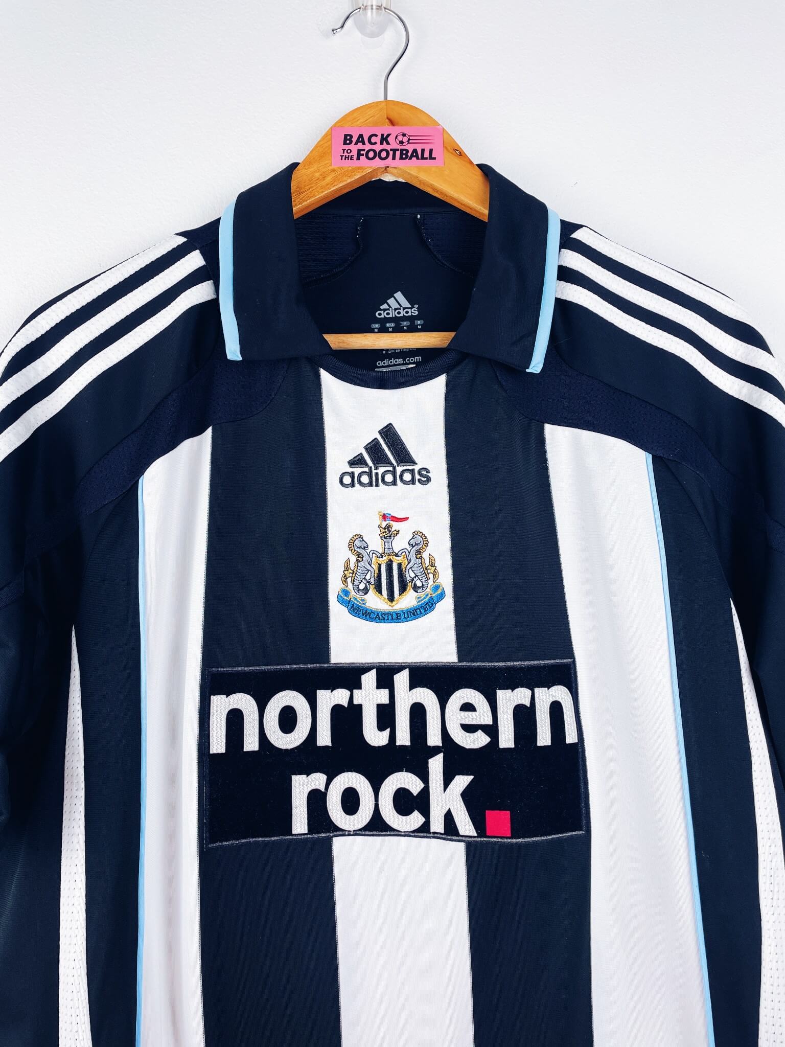 maillot vintage domicile Newcastle 2007/2009 floqué Barton #7