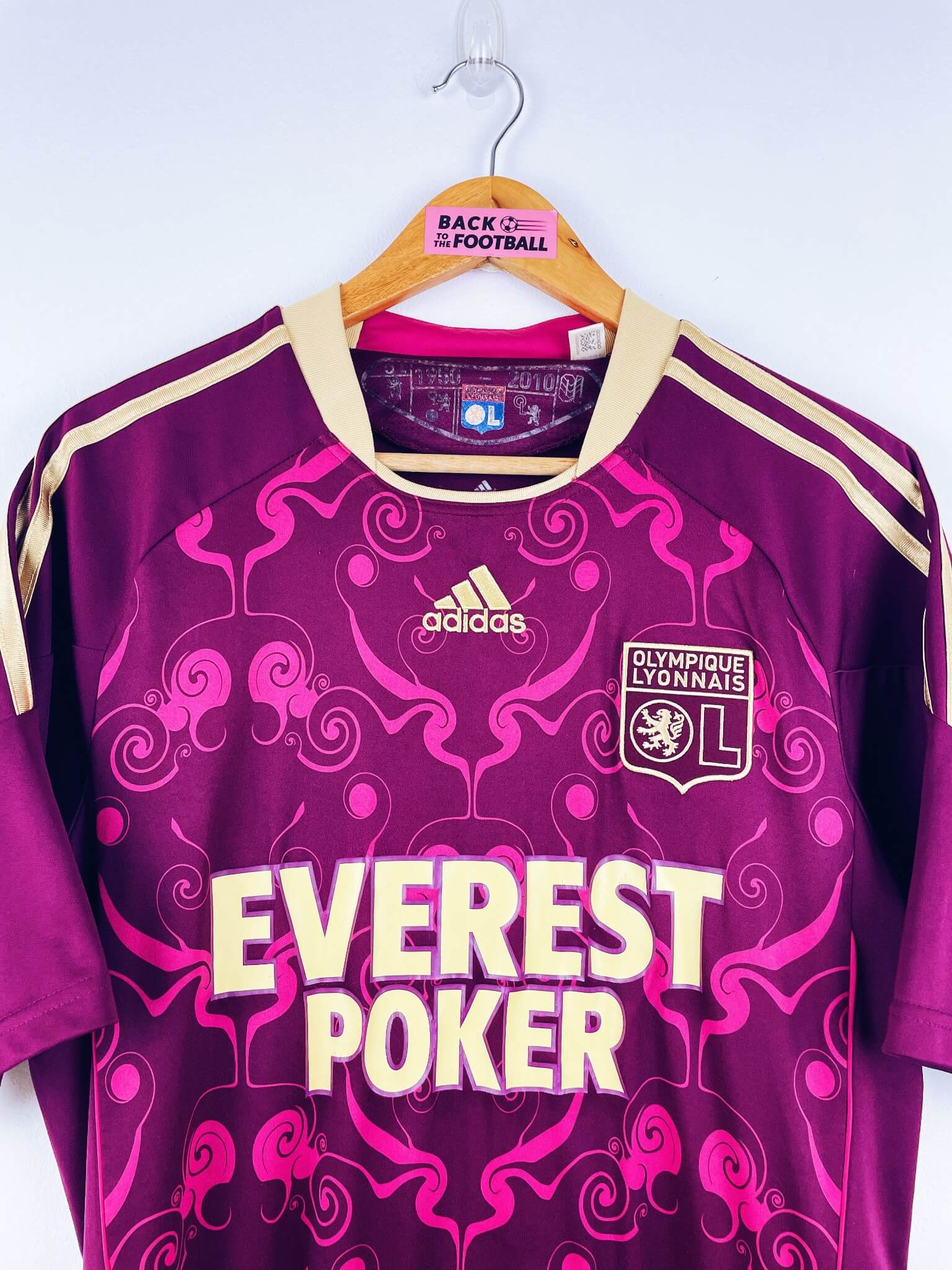 maillot vintage extérieur OL 2010/2011 floqué Lisandro #9