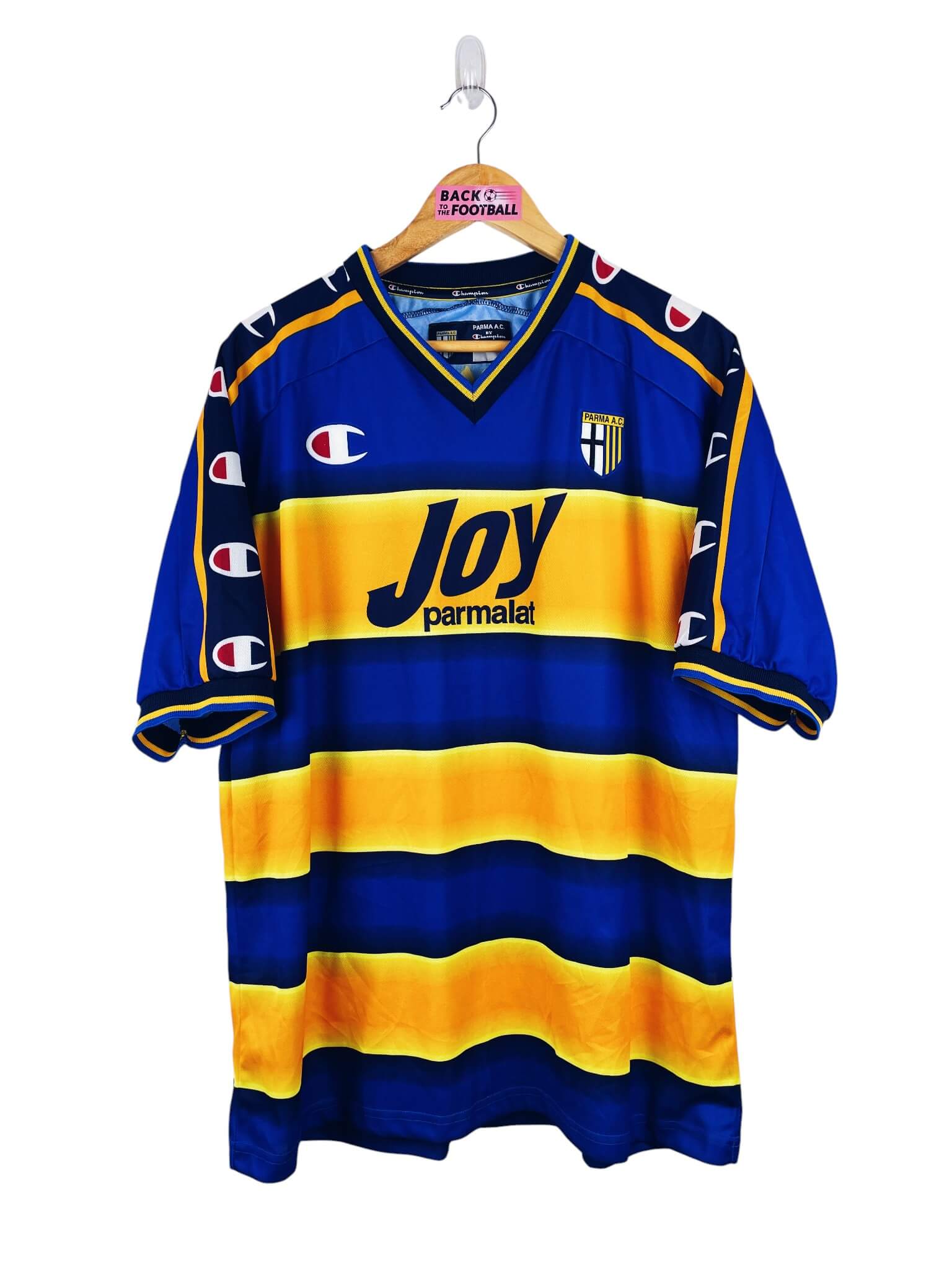 maillot vintage domicile Parma 2001/2002 floqué Nakata #10