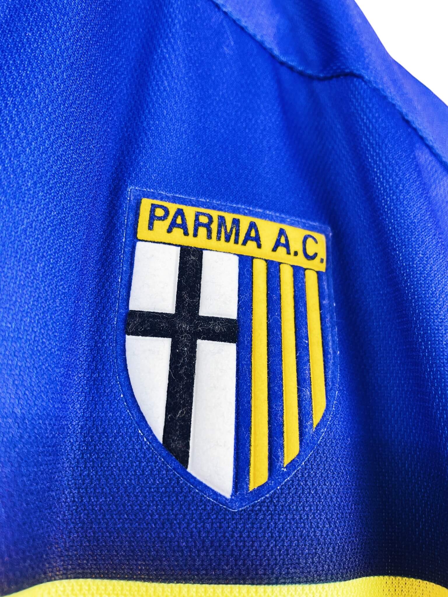 maillot vintage domicile Parma 2001/2002 floqué Nakata #10