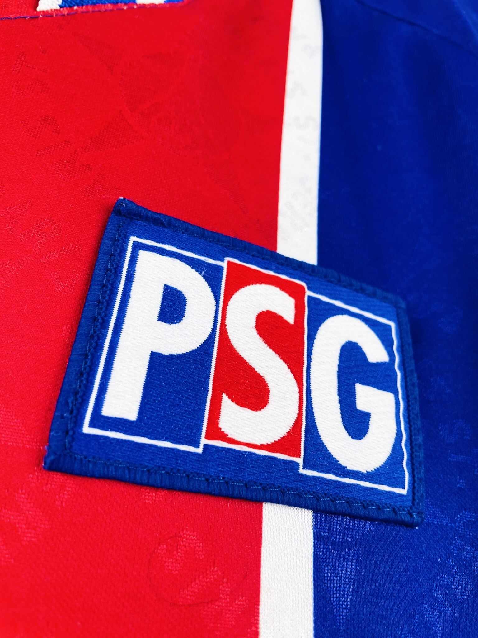 maillot vintage domicile PSG 1994/1995 manches longues player issue (stock pro)