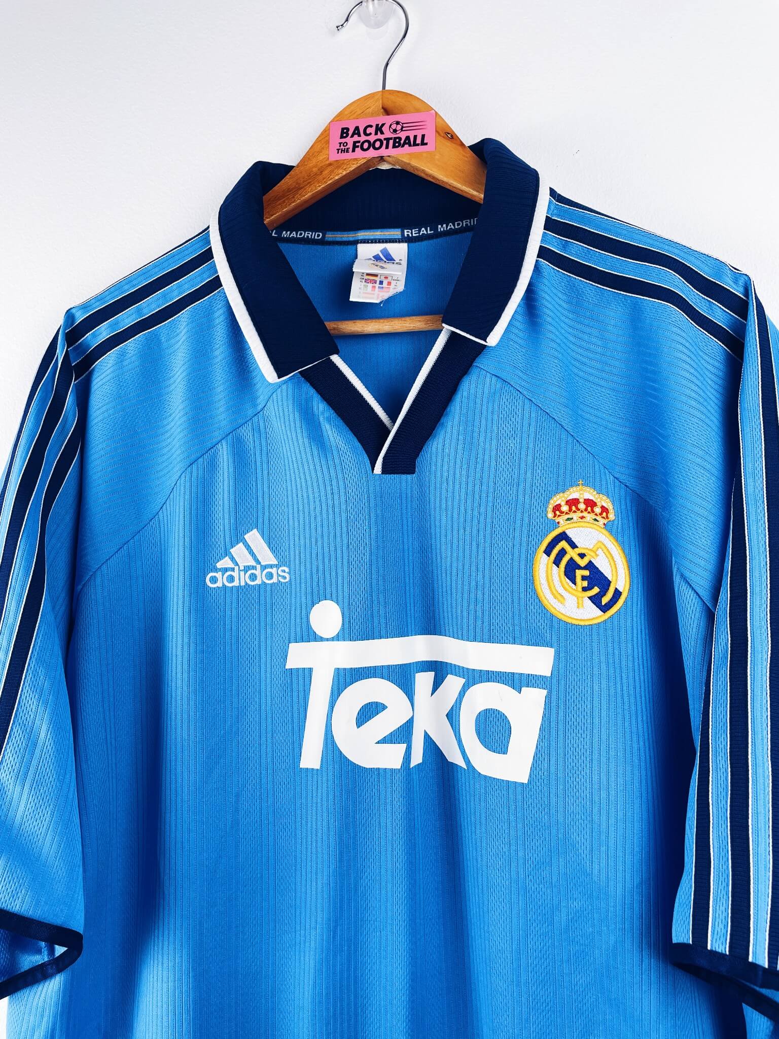 maillot vintage third Real Madrid 1999/2000 floqué Anelka #19