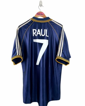 maillot vintage third Real Madrid 1998/1999 floqué Raul #7