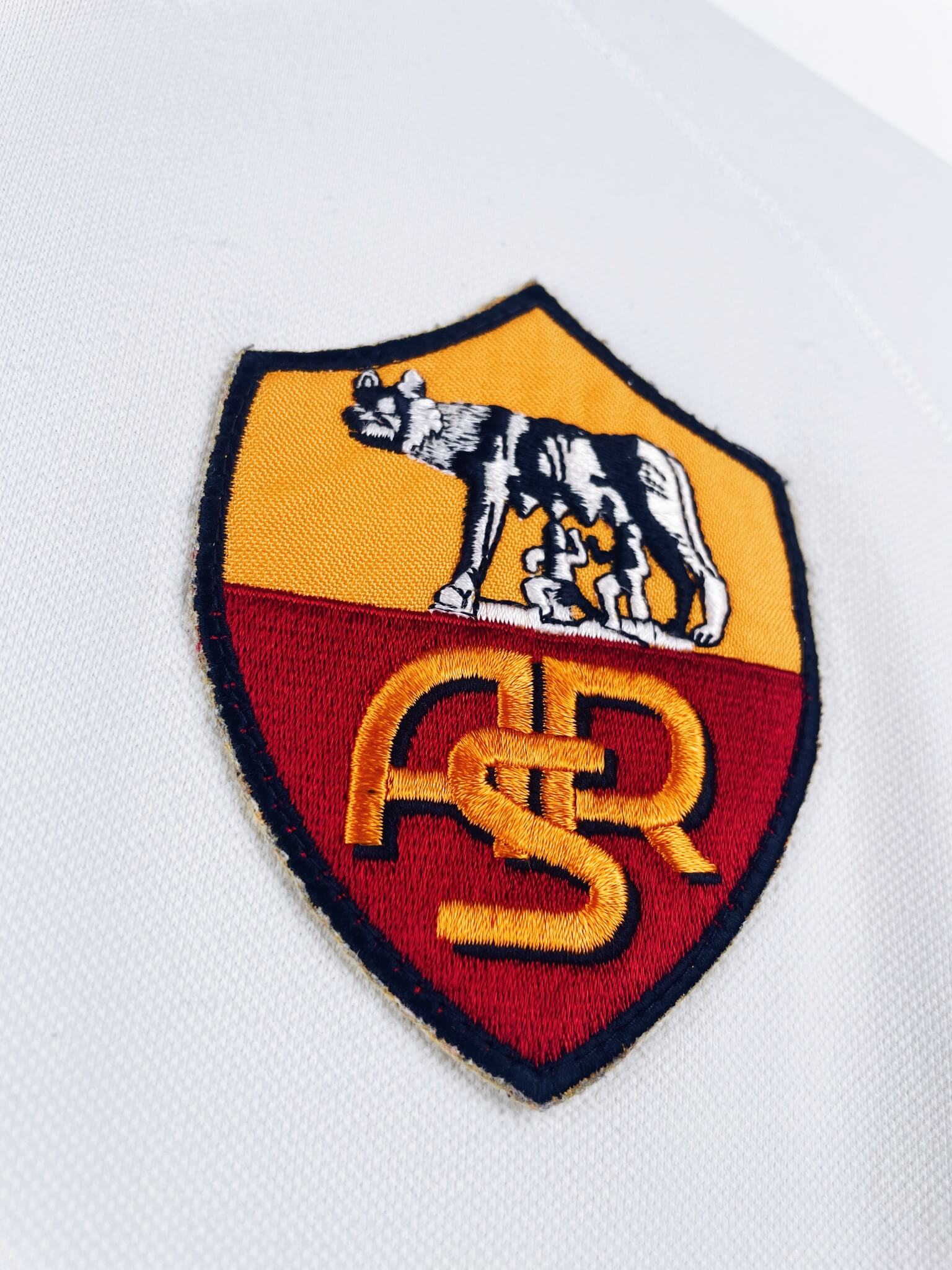 maillot vintage extérieur AS Roma 2002/2003 manches longues floqué Totti #10