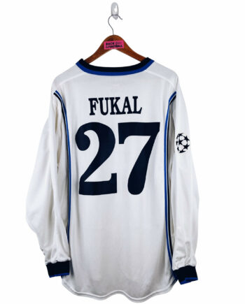 maillot vintage extérieur Sparta Prague 1999/2000 porté (match worn) par Fukal #27