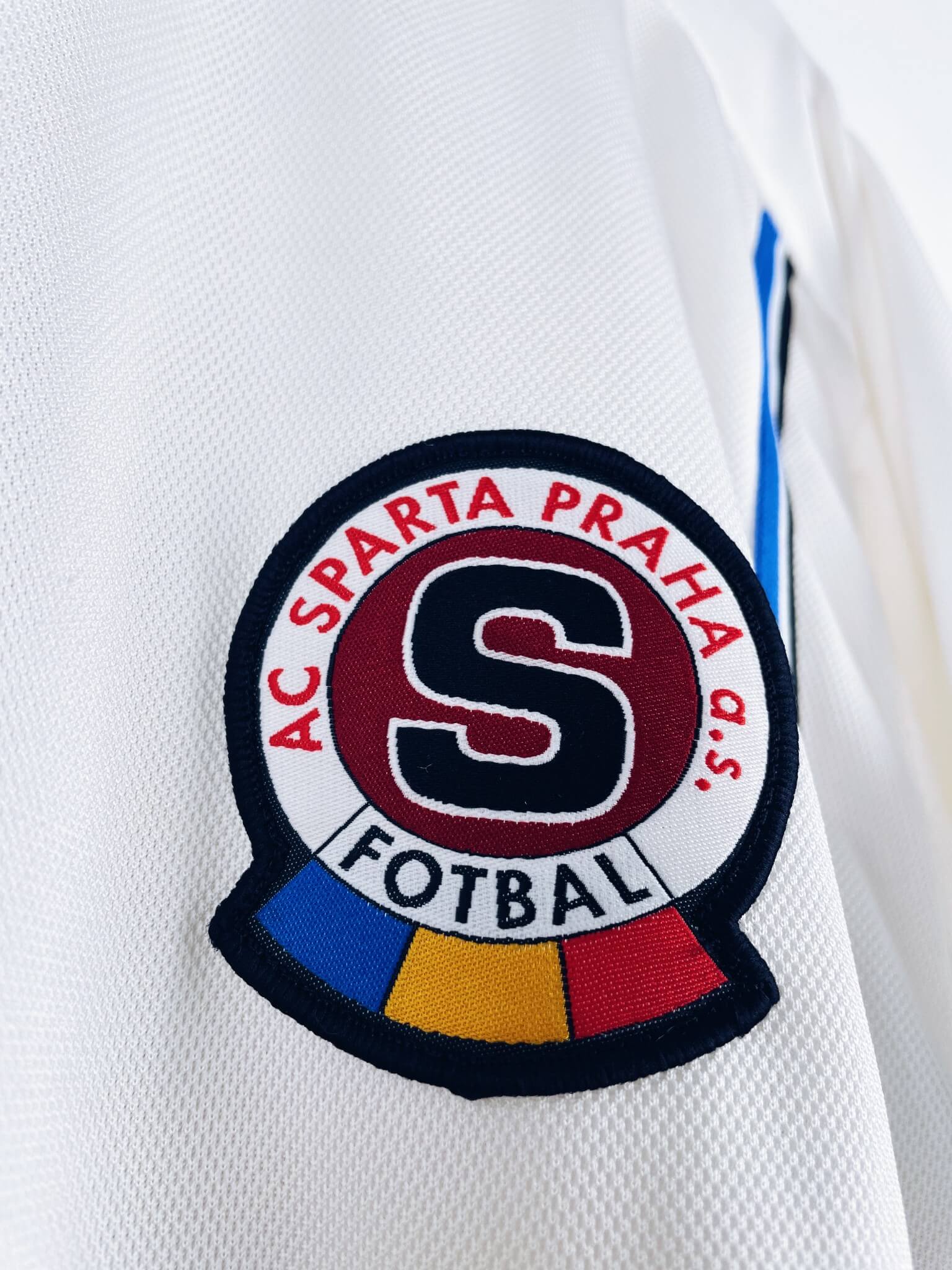 maillot vintage extérieur Sparta Prague 1999/2000 porté (match worn) par Fukal #27