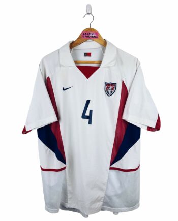 maillot vintage domicile USA 2002 stock pro (player issue)
