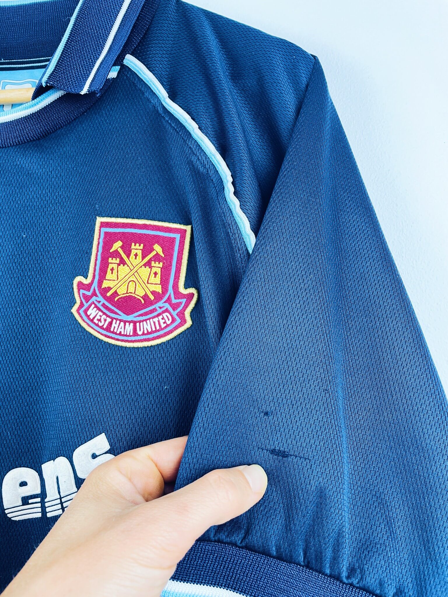 maillot vintage third West Ham 1999/2001