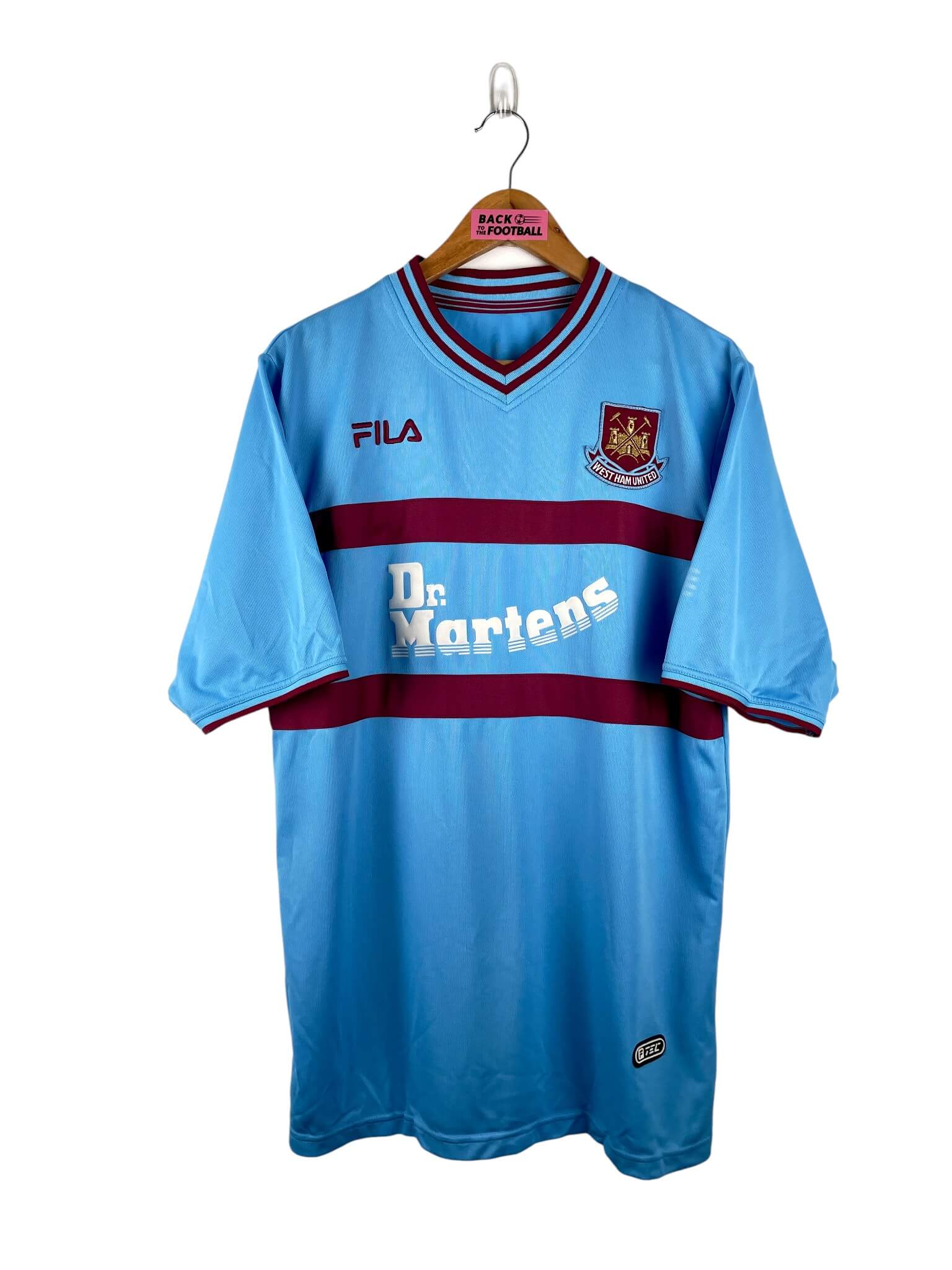 maillot vintage extérieur West Ham 2001/2003
