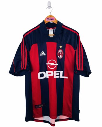 maillot vintage domicile AC Milan 2000/2002