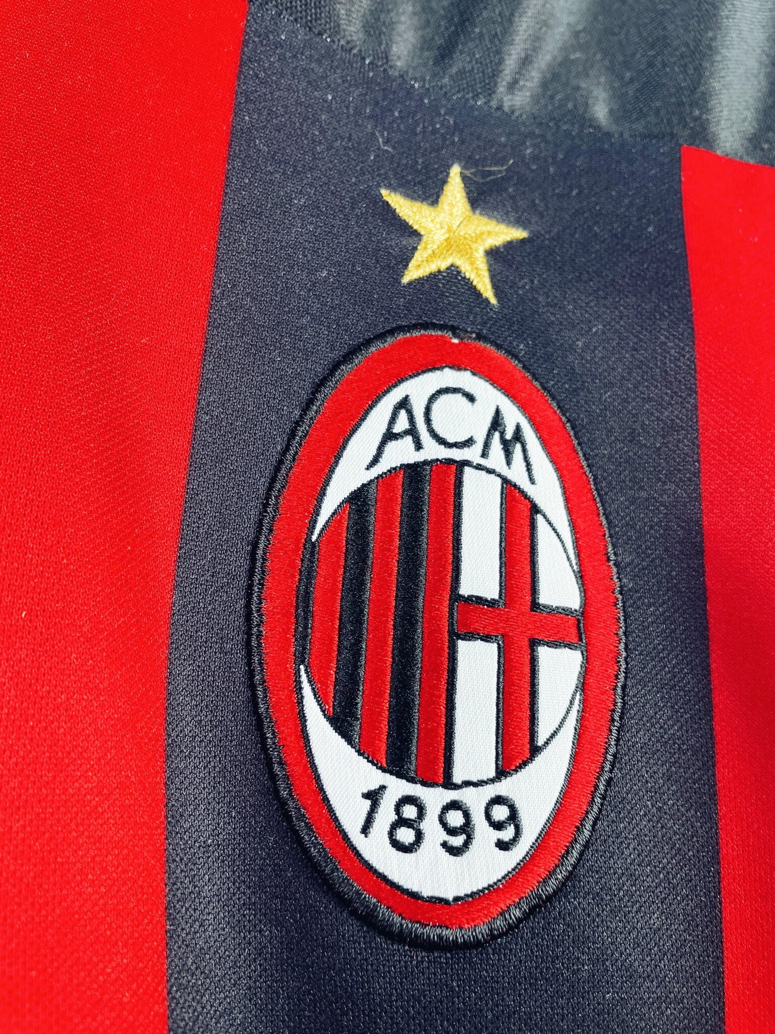 maillot vintage domicile AC Milan 2000/2002