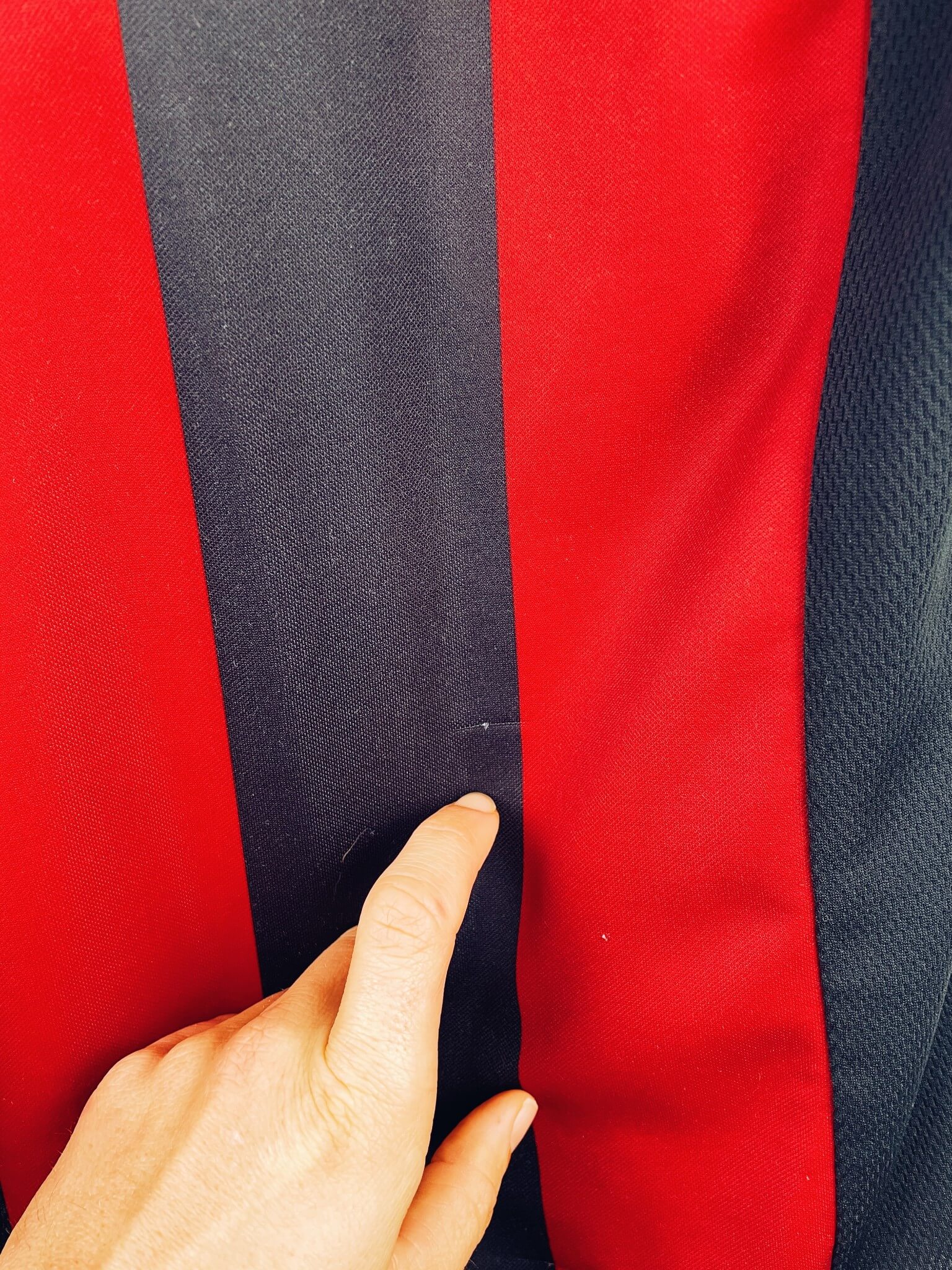 maillot vintage domicile AC Milan 2000/2002