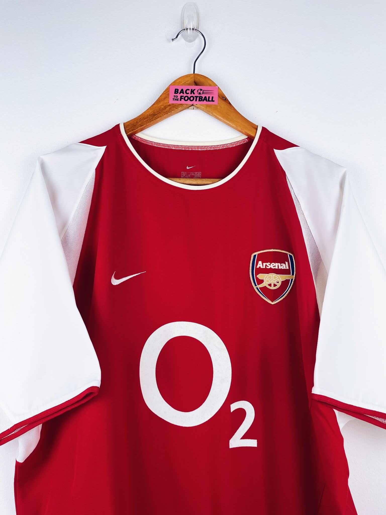 maillot vintage domicile Arsenal 2002/2004 floqué Henry #14