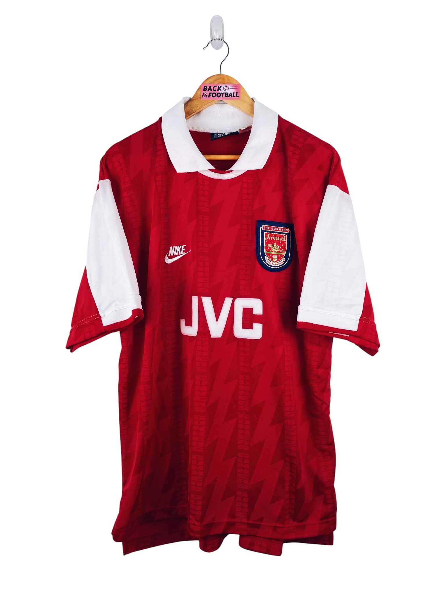 maillot vintage domicile Arsenal 1994/1996 #12 player issue (stock pro)