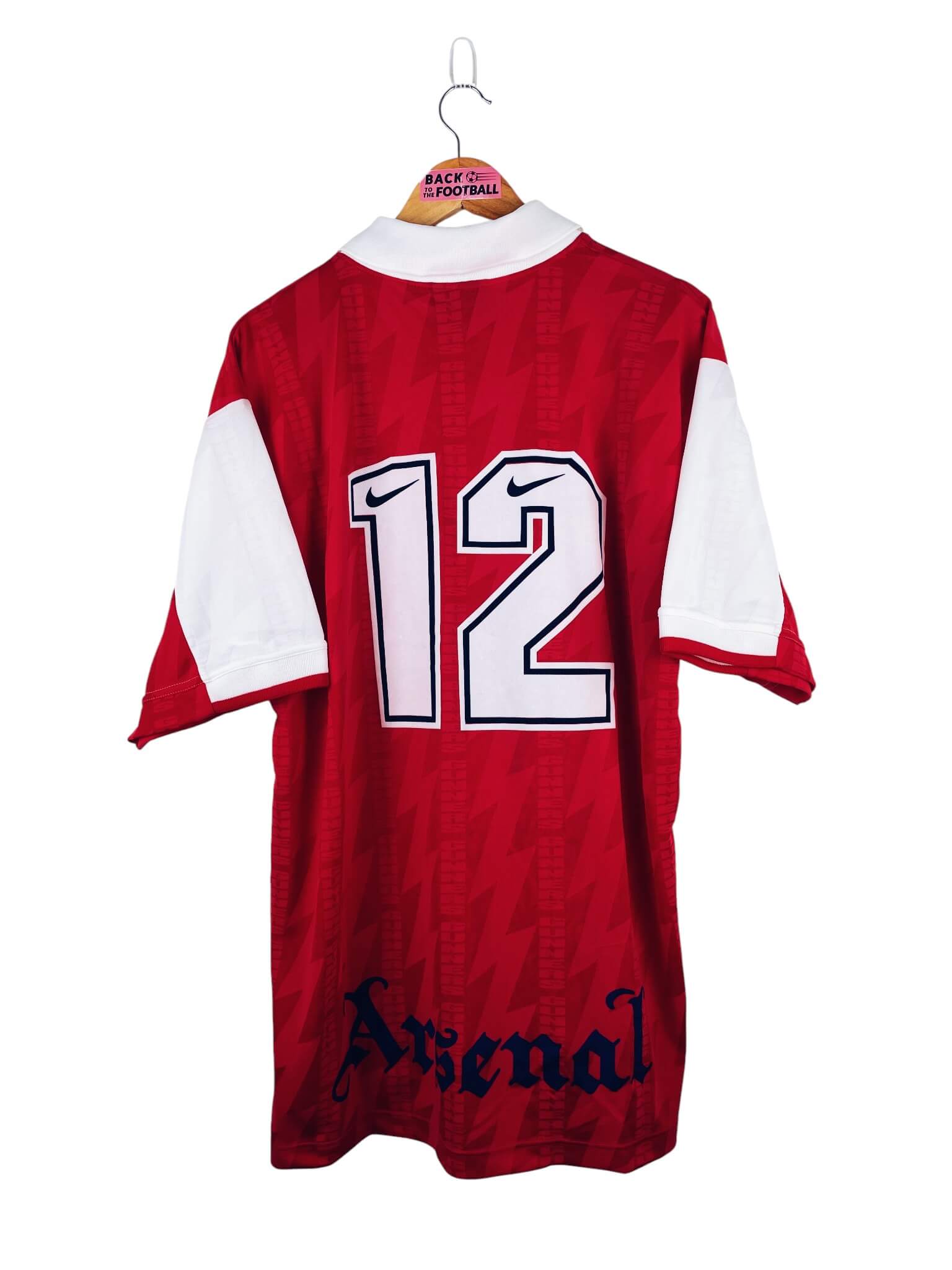 maillot vintage domicile Arsenal 1994/1996 #12 player issue (stock pro)