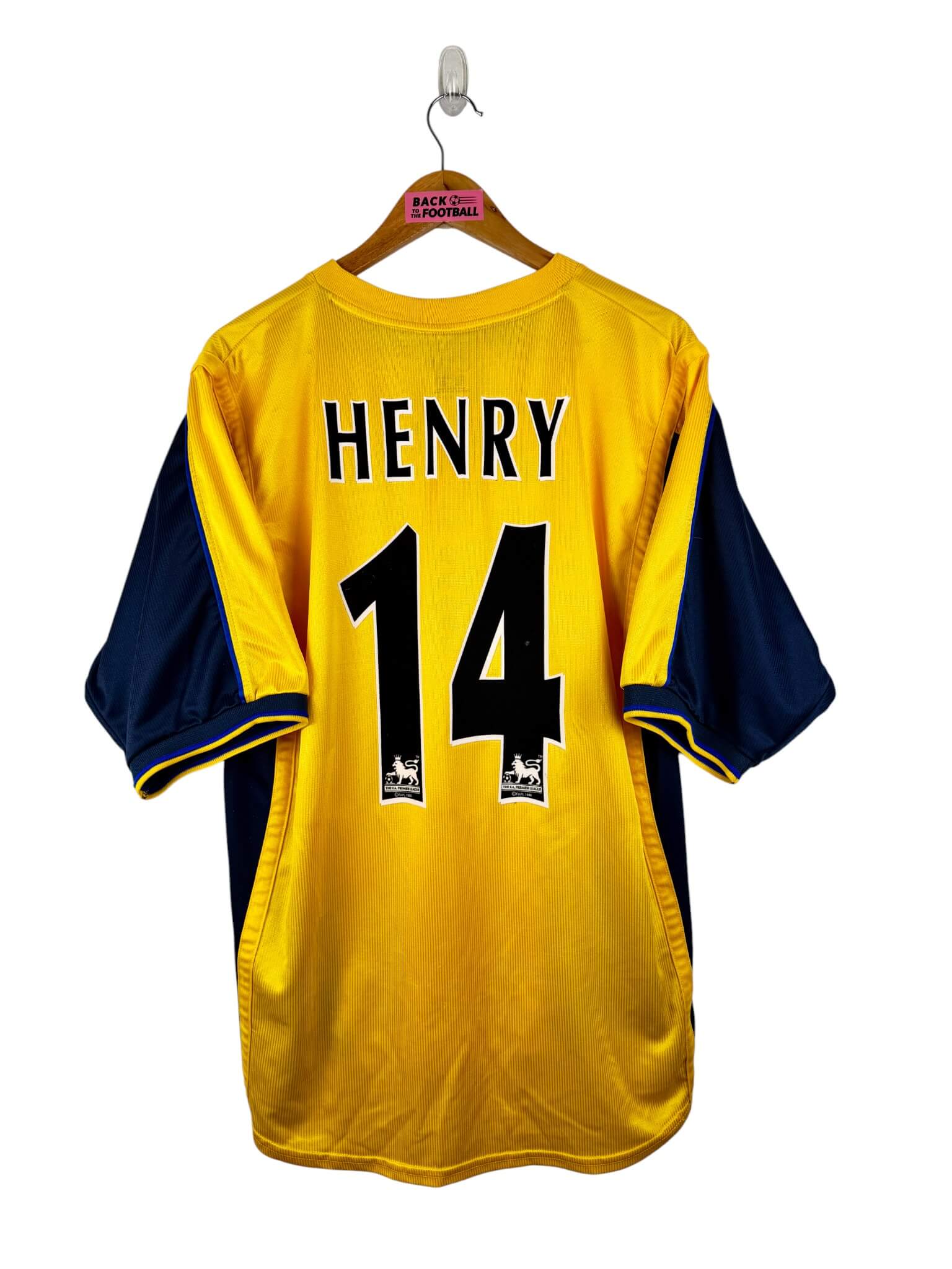 maillot vintage extérieur Arsenal 1999/2000 floqué Henry #14
