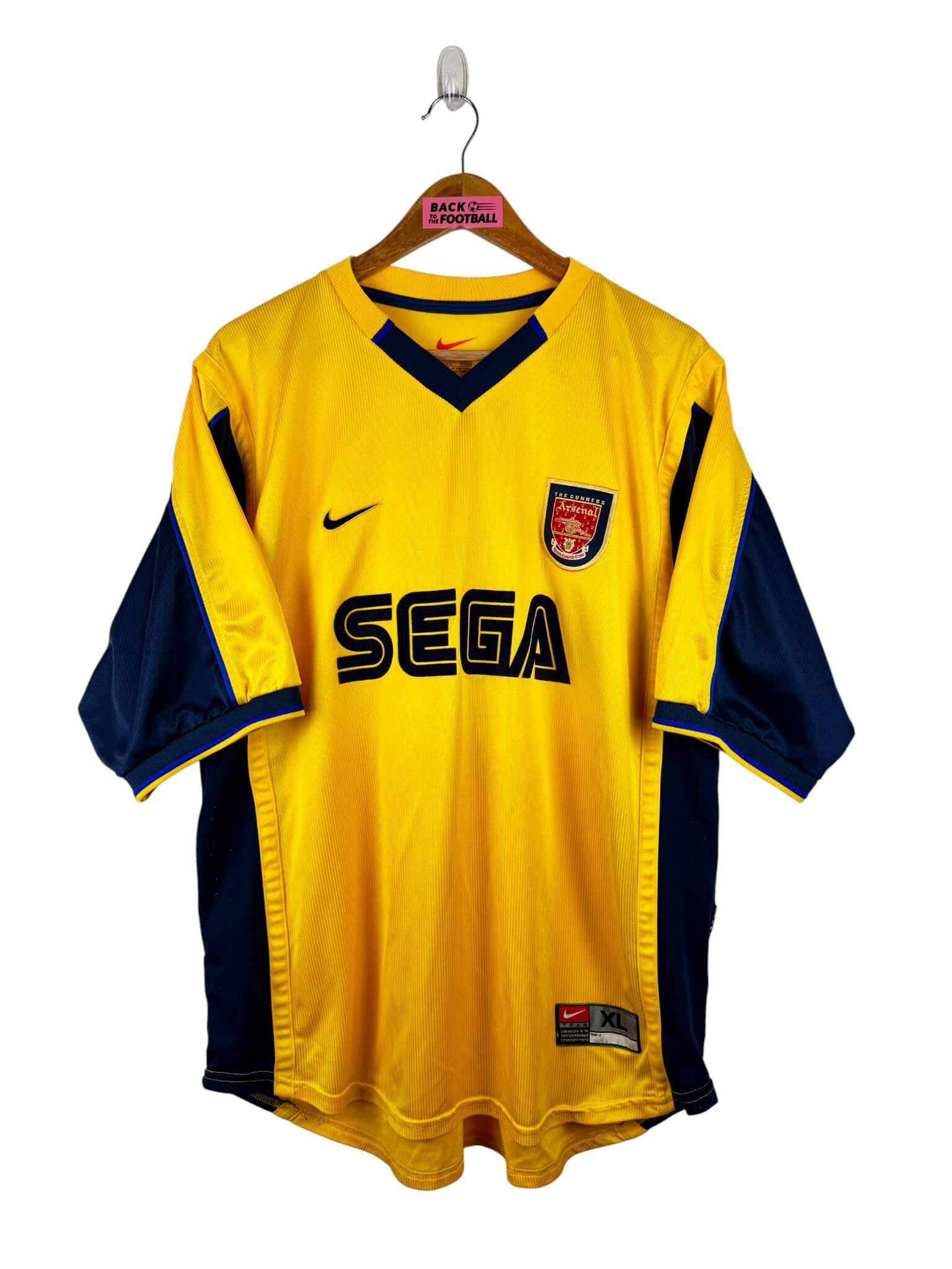 maillot vintage extérieur Arsenal 1999/2000 floqué Henry #14