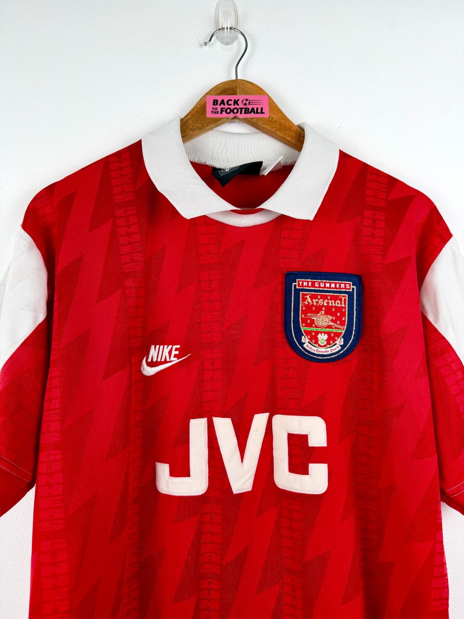 maillot vintage domicile Arsenal 1994/1996