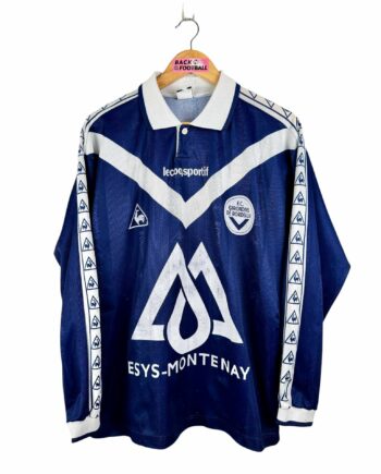 maillot vintage domicile Girondins de Bordeaux 1996/1997 préparé (match issue) pour le numéro 12