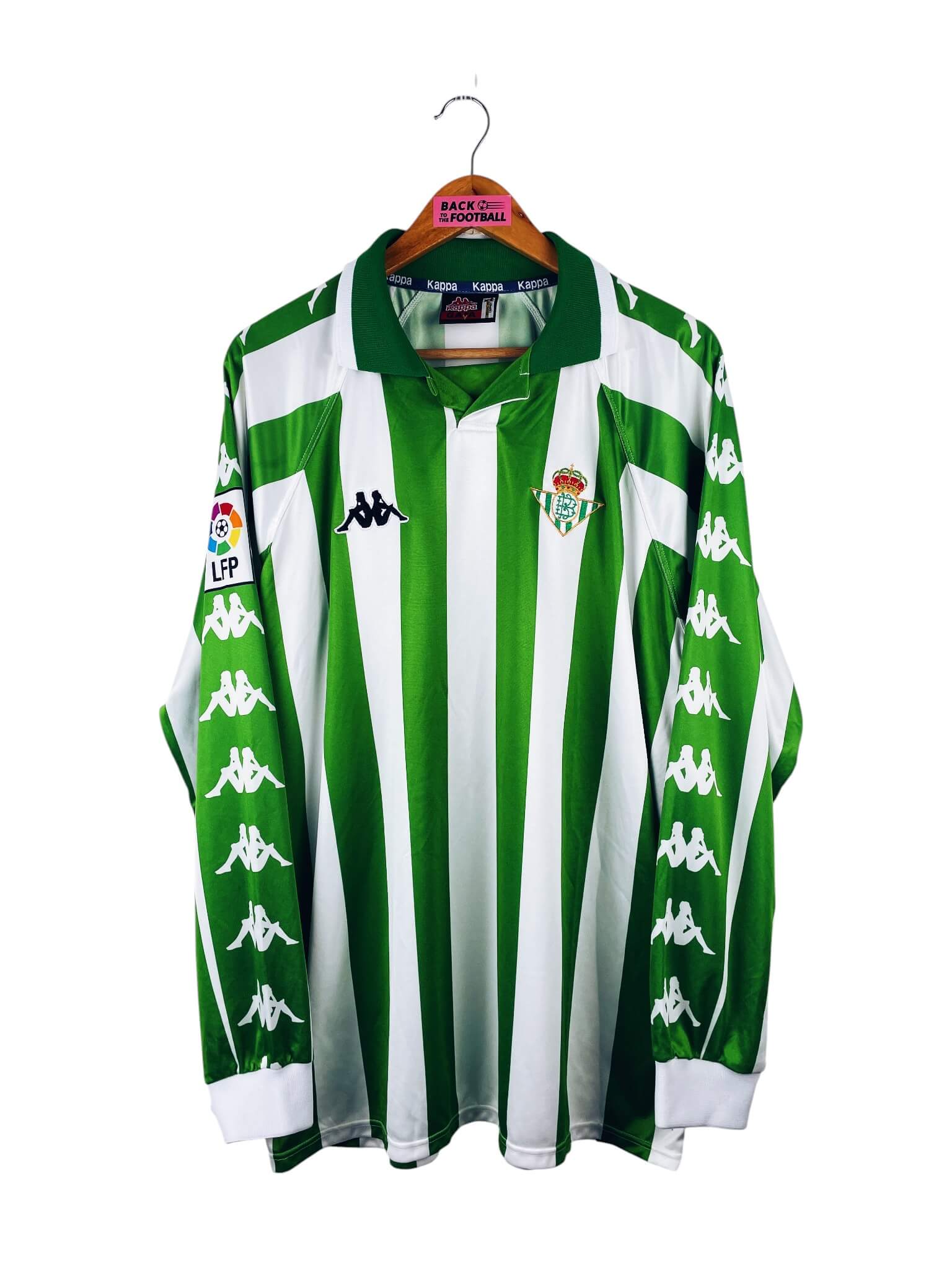 maillot vintage domicile Betis Séville 2000/2002 préparé (match issue) ou porté (match worn) par Ito #15