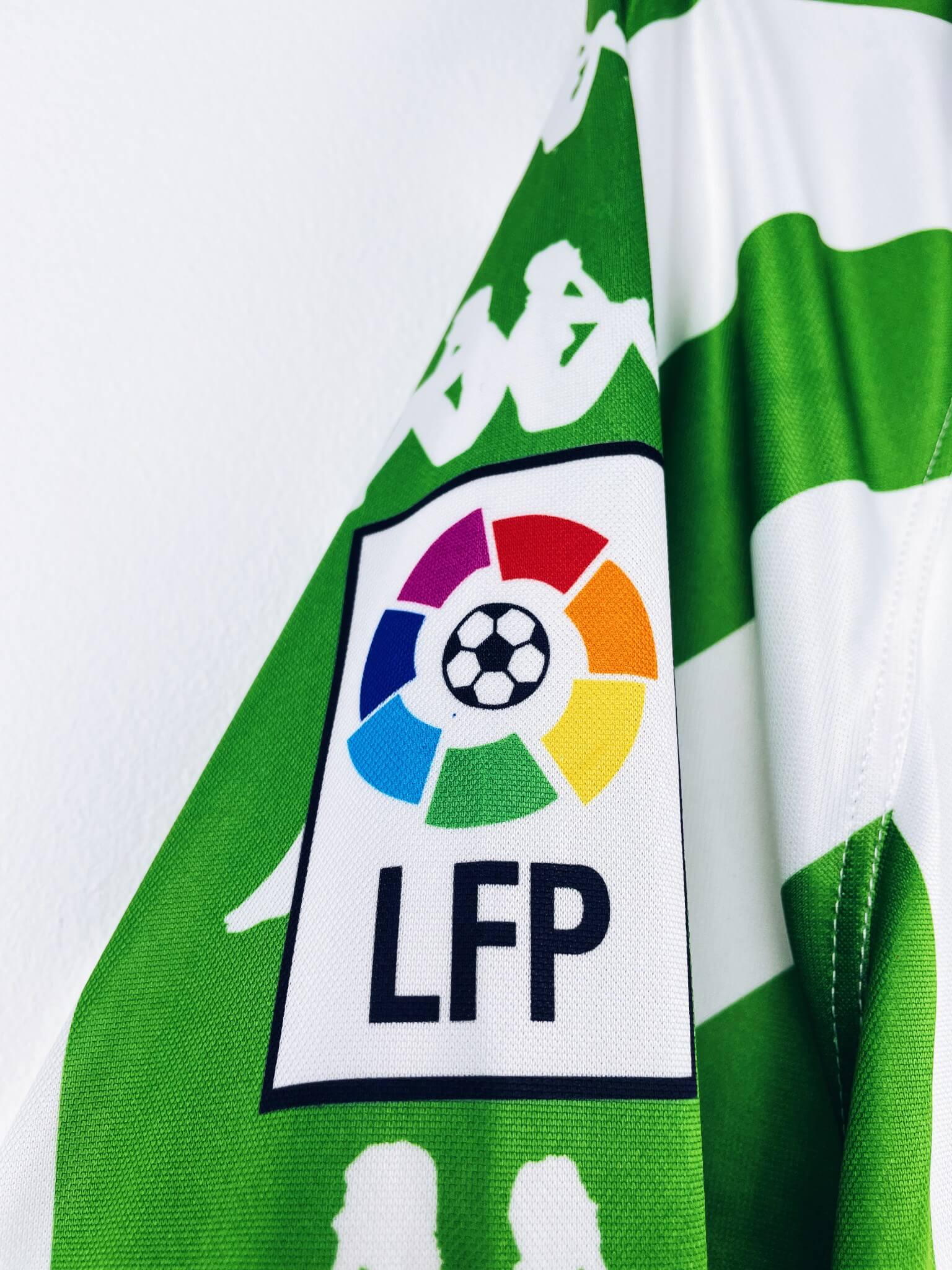 maillot vintage domicile Betis Séville 2000/2002 préparé (match issue) ou porté (match worn) par Ito #15