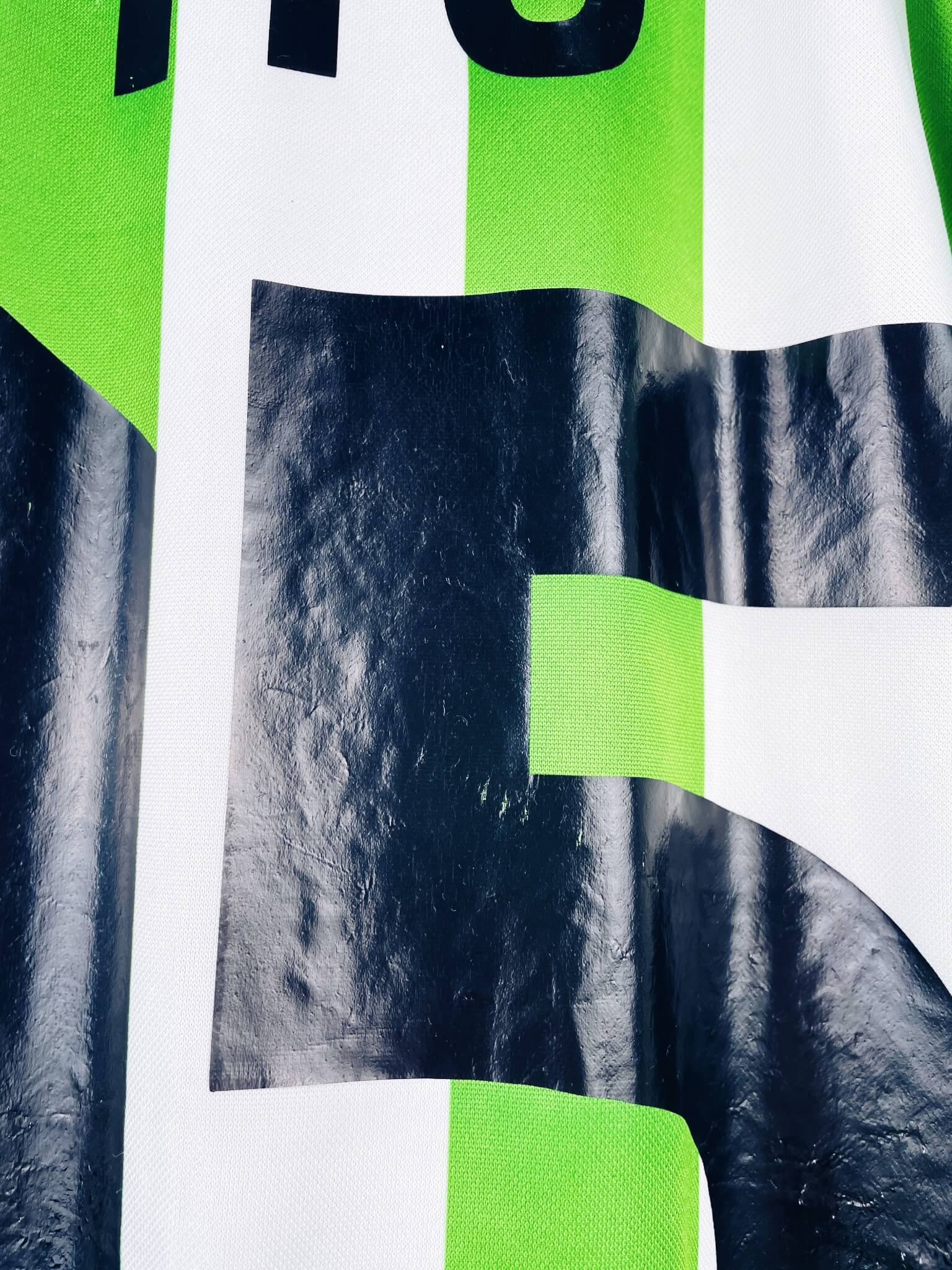 maillot vintage domicile Betis Séville 2000/2002 préparé (match issue) ou porté (match worn) par Ito #15