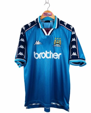 maillot vintage domicile Manchester City 1997/1999